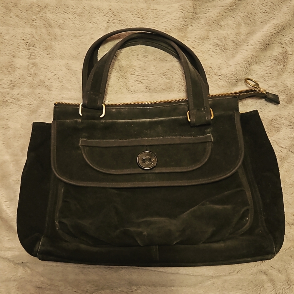 Gap Black suede purse